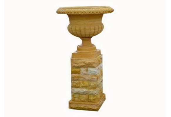 Teakwood Stone Pots