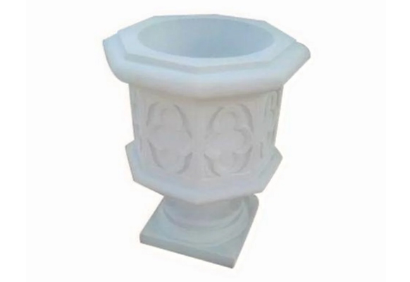 2.8ft Gwalior Mint Stone Flower Pot